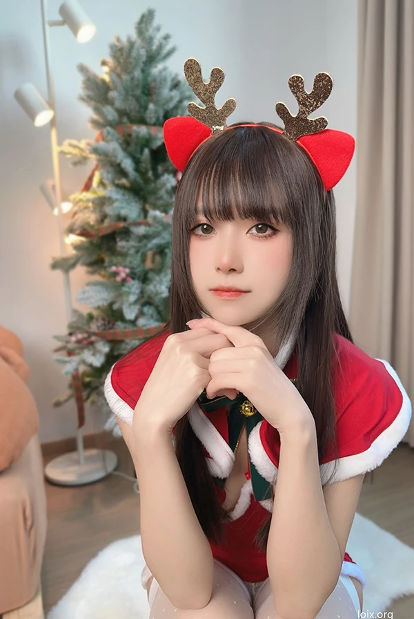 网红美女布丁大法 圣诞雪饼诱惑